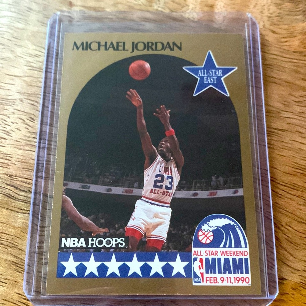 1990 NBA Hoops Michael Jordan #5